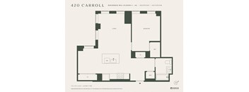 the floor plan of the apartment