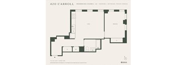 the floor plan of the apartment