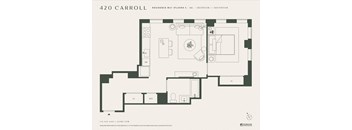 the floor plan of the apartment