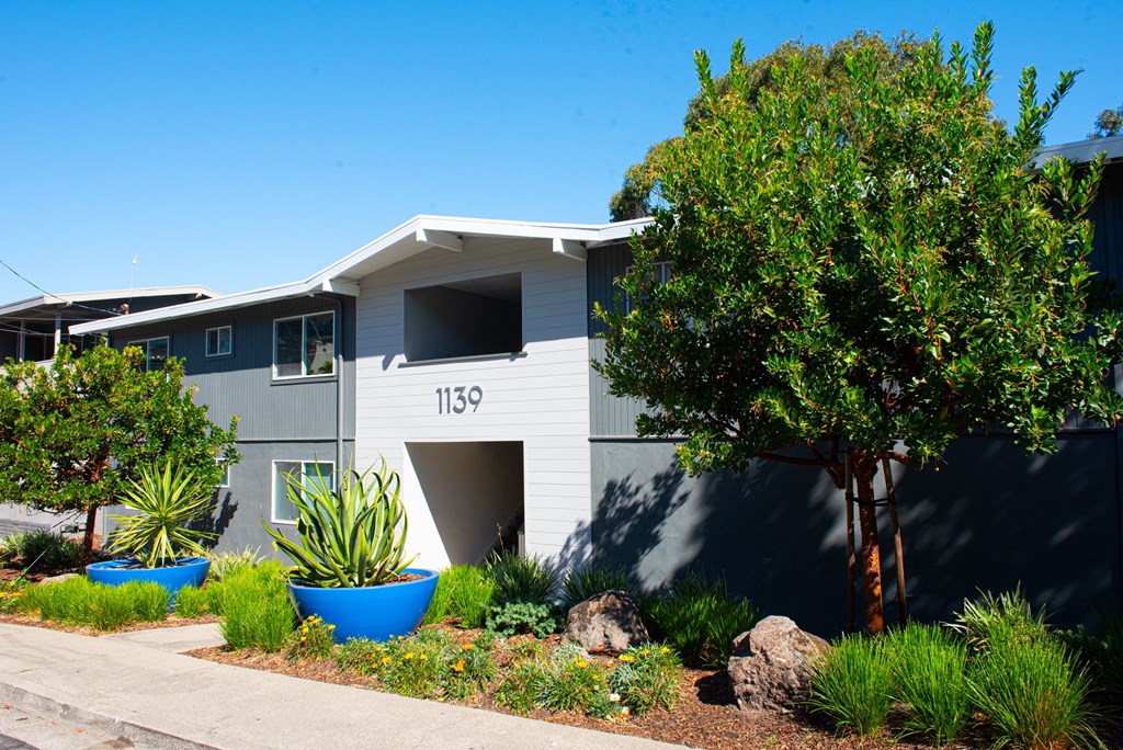 bright well maintained exterior of apartment building