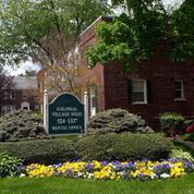 A sign in front of a building that says "Glenview Village Inn".