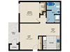 Floorplan 1 bedroom Floorplan at The Birches Apartments, 1512 Heather Hollow Circle #14, Silver Spring, MD