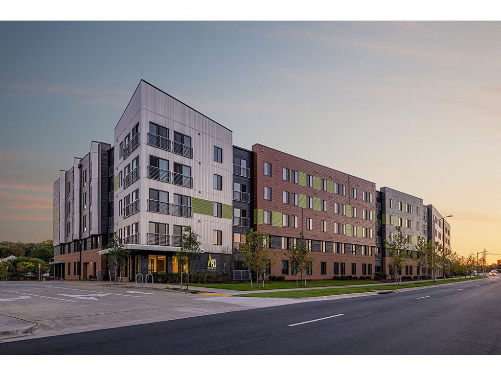 Street View Exterior at Apex Apartments, Arlington, VA, 22206