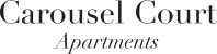The image is about Carousel Court Apartments.
