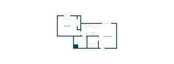 Thunder Creek Apartments in Fargo, ND | One Bedroom Floor Plan 11B