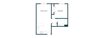Aspen Ridge Apartments in Fargo, ND | One Bedroom Floor Plan 11C