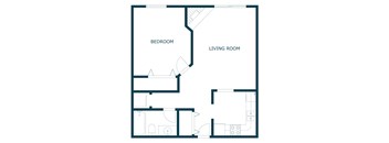 Galleria 3 Apartments in Fargo, ND | One Bedroom Floor Plan 11C