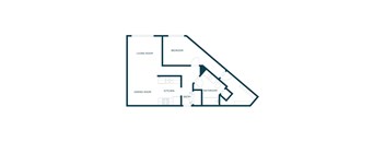 Dellwood Estates Apartments in Anoka, MN | One Bedroom Floor Plan 11D