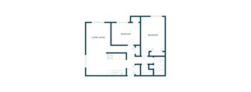 Village West Apartments in Fargo, ND | Two Bedroom Floor Plan 21B