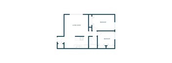 Hartford Apartments in Fargo, ND | Two Bedroom Floor Plan 21C
