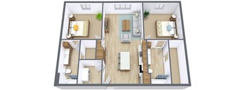 29 West Apartments | Two Bedroom | Plan 22A