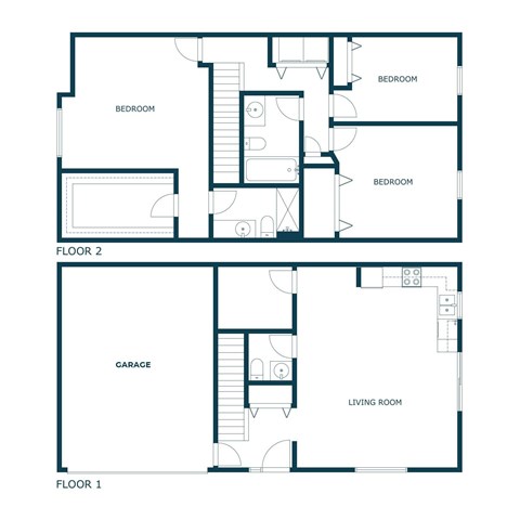 Townhomes at Mallard Creek in Moorhead, MN | Three Bedroom Floor Plan 325A