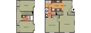 Foxtail Creek Townhomes - Three Bedroom - Plan 32A