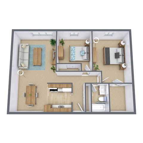 a3 floor plan  apartments at the galleria apartments