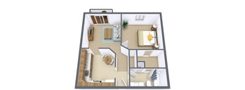 Ashbury Apartments | One Bedroom | Plan 11B
