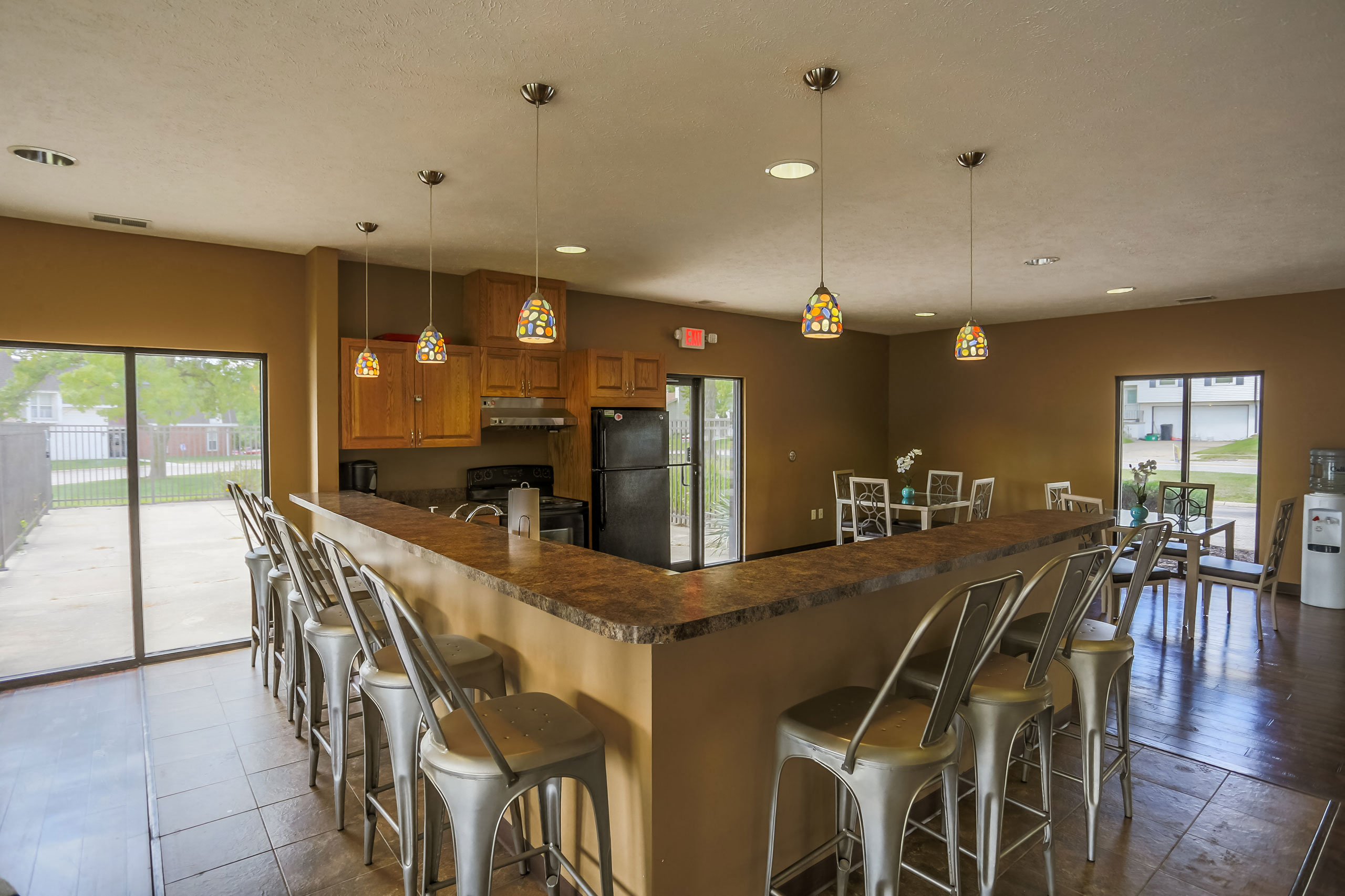 Clubhouse Kitchen  at Beacon Hill Apartments, Nebraska