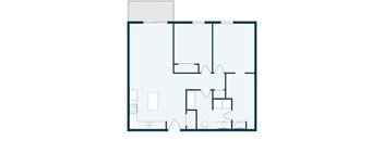 Desoto Estates in Grand Forks, ND | Two Bedroom Floor Plan 21A