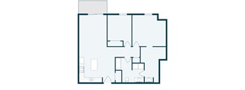 Desoto Estates in Grand Forks, ND | Two Bedroom Floor Plan 21D