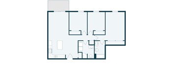Desoto Estates in Grand Forks, ND | Three Bedroom Floor Plan 3175A