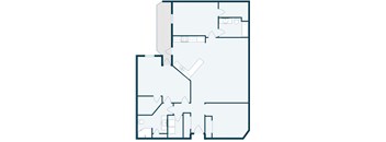 Diamond Bend in Mandan, ND | Two Bedroom Floor Plan 2175B