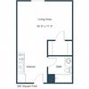 Brownstone Apartments | Efficiency Floor Plan Brownstone Apartments | Efficiency Floor Plan