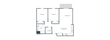 a floor plan of a house