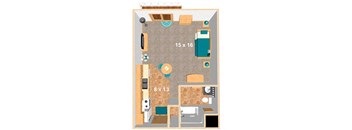 a floor plan of a home