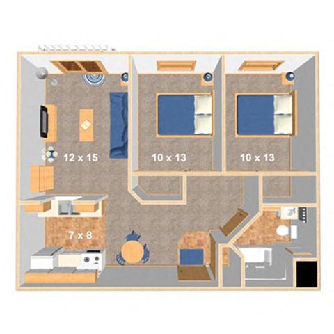 a floor plan of a home