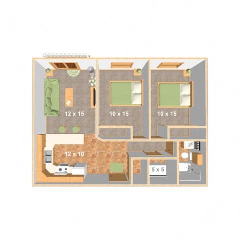 a floor plan of a home