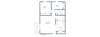 a floor plan of a house