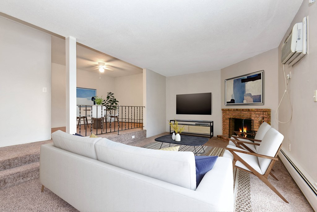 Roseville, MN Roseville Apartments | Furnished Living Room