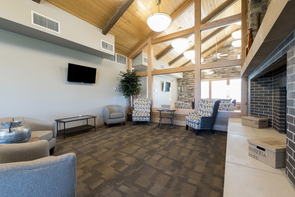 Lounge Area at Stonefield Apartments in Bismarck, ND