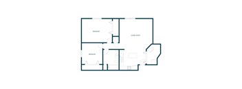 Sunwood Apartments in Fargo, ND | Two Bedroom Floor Plan 21B
