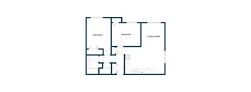 Westwood Estates Apartments in Fargo, ND | Two Bedroom Floor Plan 21G