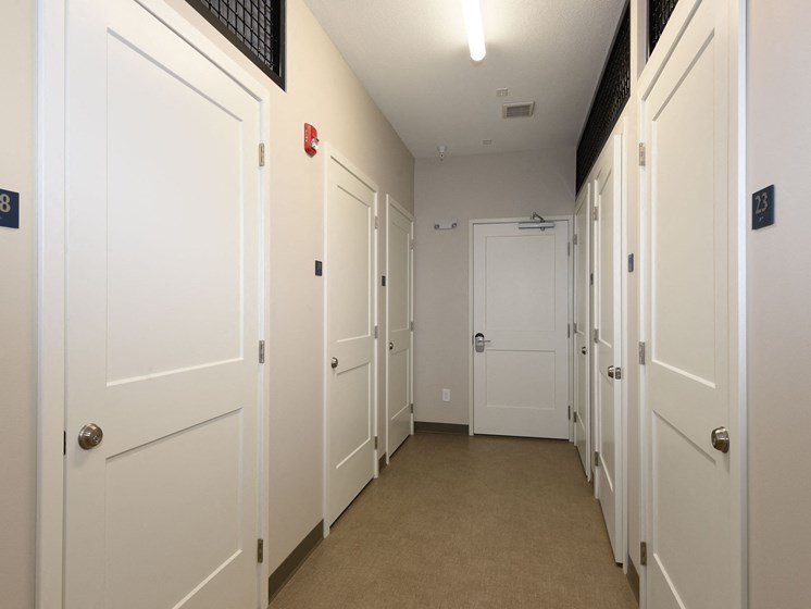 Glen Pond Addition | Storage Lockers