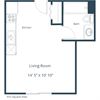 Autumn Ridge Apartments |Efficiency Floor Plan A Autumn Ridge Apartments |Efficiency Floor Plan A