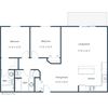 Autumn Ridge Apartments | Two Bedroom Two Bath Floor Plan A Autumn Ridge Apartments | Two Bedroom Two Bath Floor Plan A
