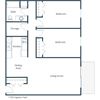 Cherry Creek Apartments |Two Bedroom Floor Plan B Cherry Creek Apartments |Two Bedroom Floor Plan B