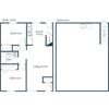 Oakview Townhomes | Two Bedroom Floor Plan D Oakview Townhomes | Two Bedroom Floor Plan D