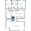 Oakview Townhomes | Two Bedroom Floor Plan E Oakview Townhomes | Two Bedroom Floor Plan E