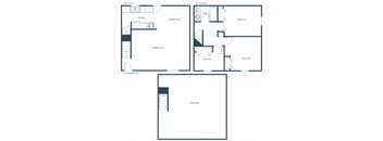 Oakview Townhomes | Three Bedroom Floor Plan A