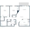 Primrose Court Apartments | Two Bedroom Floor Plan A Primrose Court Apartments | Two Bedroom Floor Plan A