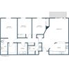 Primrose Court Apartments | Three Bedroom Floor Plan A Primrose Court Apartments | Three Bedroom Floor Plan A