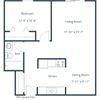 Sunview Apartments | One Bedroom Floor Plan A Sunview Apartments | One Bedroom Floor Plan A
