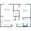 Crossroads Apartments | One Bedroom Floor Plan A Crossroads Apartments | One Bedroom Floor Plan A