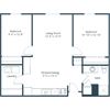 Crossroads Apartments | Two Bedroom Floor Plan B Crossroads Apartments | Two Bedroom Floor Plan B
