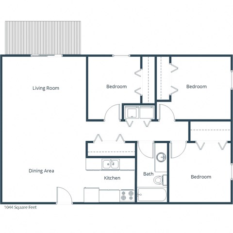 Country Edge - Three Bedroom - Plan 31A