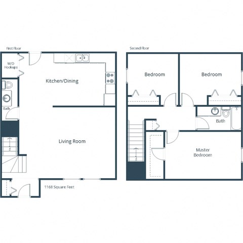 Hazelwood Townhomes - Three Bedroom - Plan 315A
