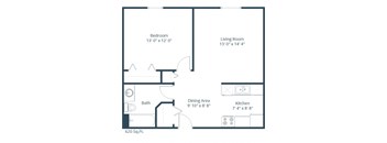 Sterling Park - One Bedroom - Plan 11A