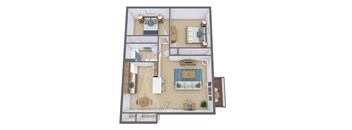 Hutchinson, MN Deer Park | Two Bedroom 21D